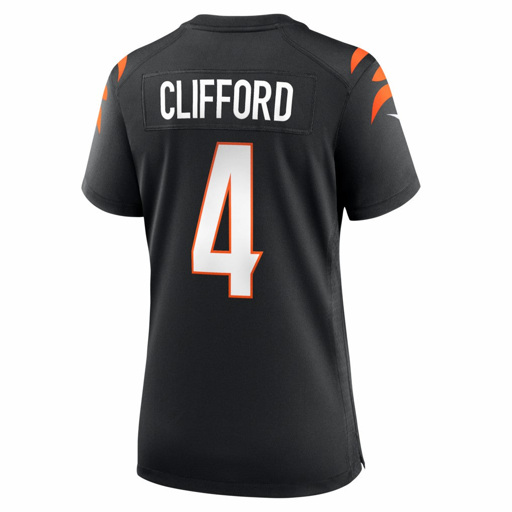 Sean Clifford Cincinnati Bengals Women's Team Game Jersey - Black Jerseys