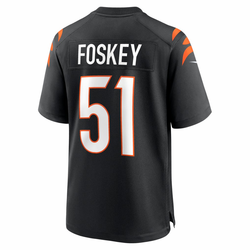 Isaiah Foskey Cincinnati Bengals Team Game Jersey - Black Jerseys