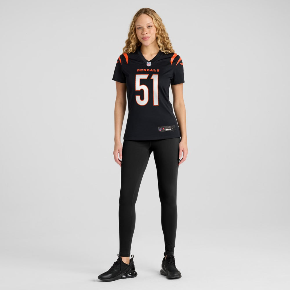 Isaiah Foskey Cincinnati Bengals Women's Team Game Jersey - Black Jerseys