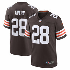 Tre Avery Cleveland Browns Team Game Jersey - Brown Jerseys