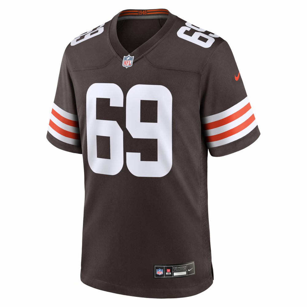 Tyre Phillips Cleveland Browns Team Game Jersey - Brown Jerseys