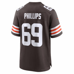 Tyre Phillips Cleveland Browns Team Game Jersey - Brown Jerseys