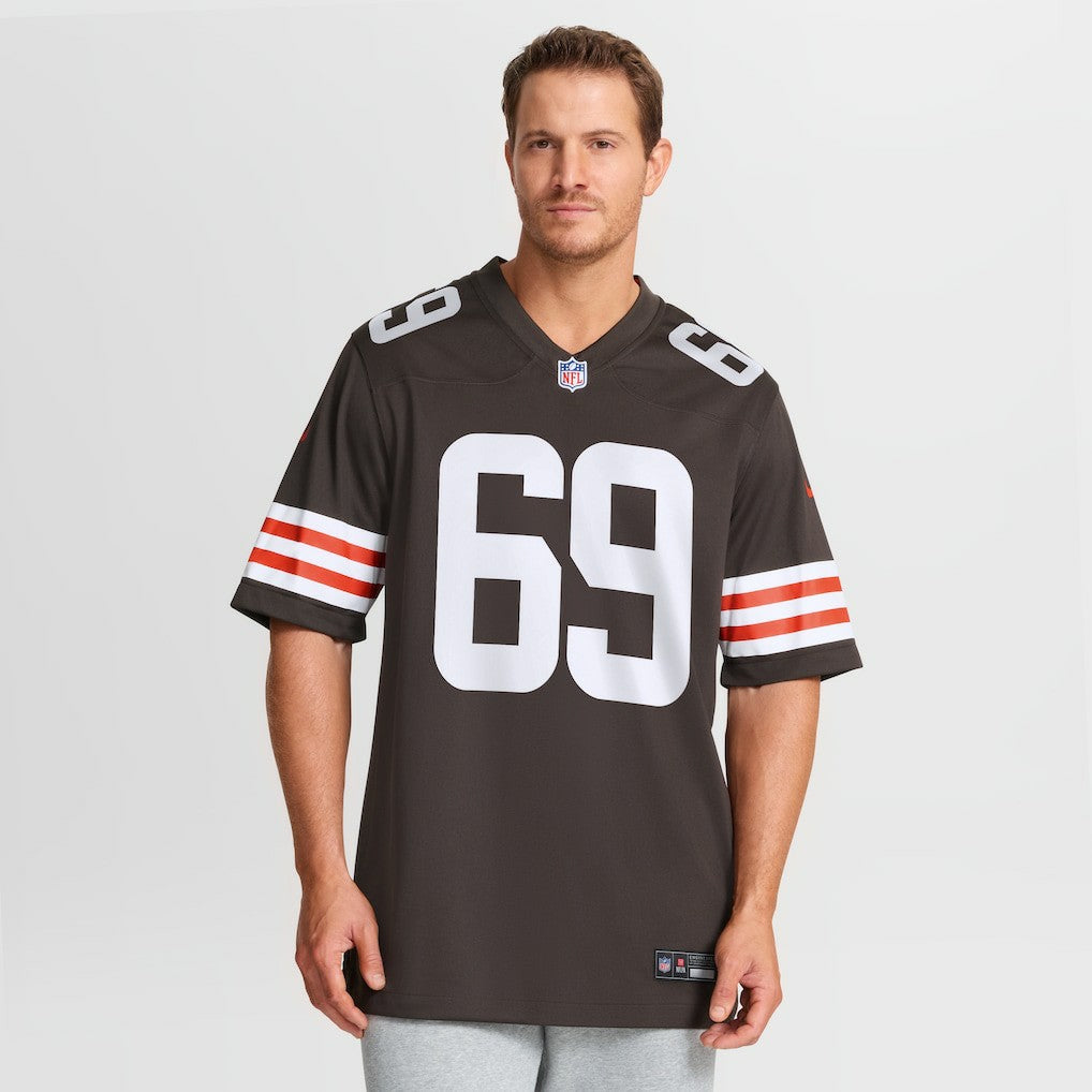 Tyre Phillips Cleveland Browns Team Game Jersey - Brown Jerseys
