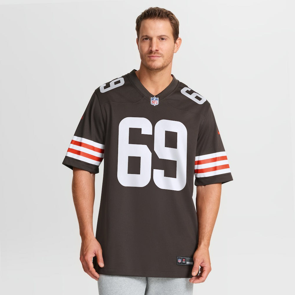 Tyre Phillips Cleveland Browns Team Game Jersey - Brown Jerseys