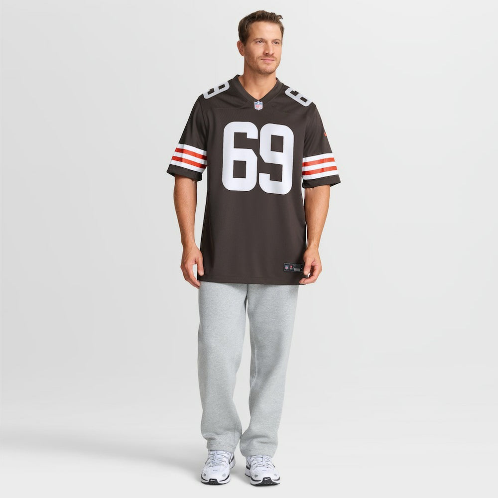 Tyre Phillips Cleveland Browns Team Game Jersey - Brown Jerseys