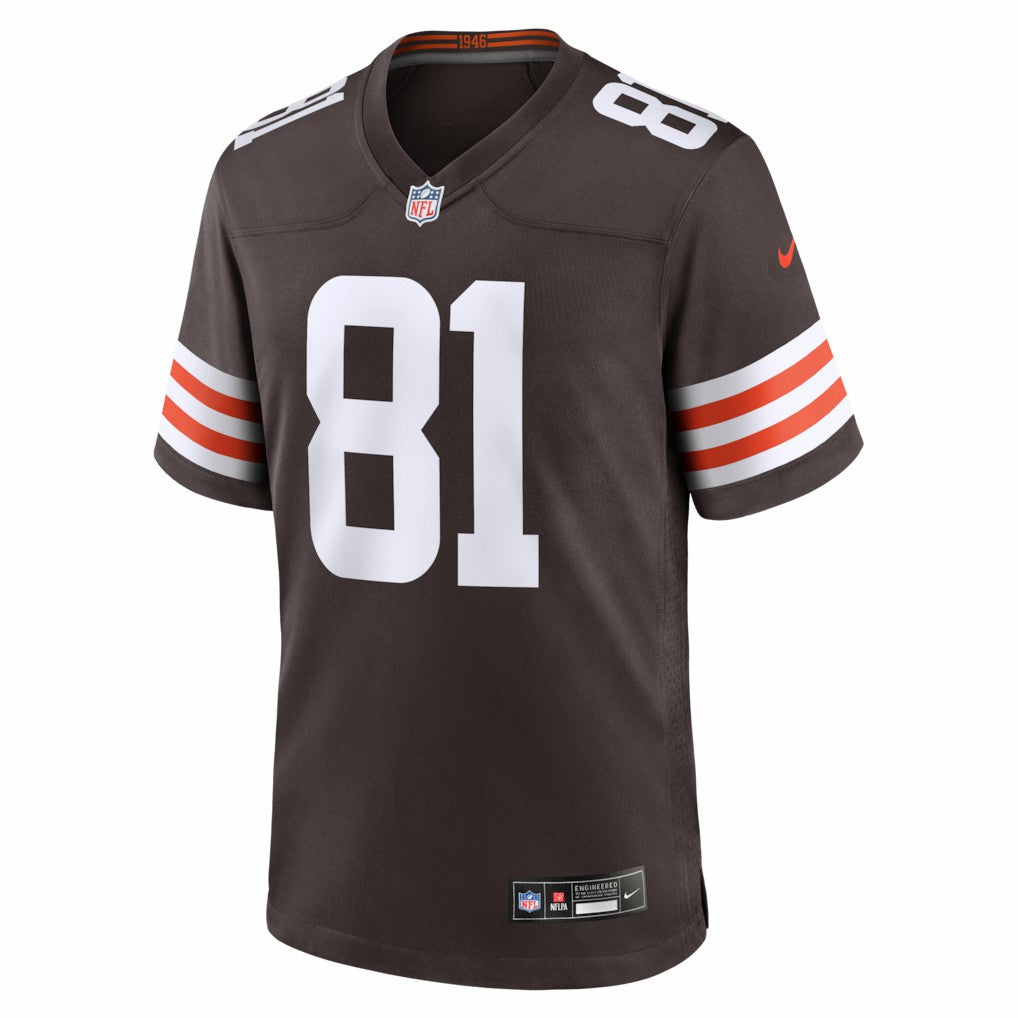 Luke Floriea Cleveland Browns Team Game Jersey - Brown Jerseys