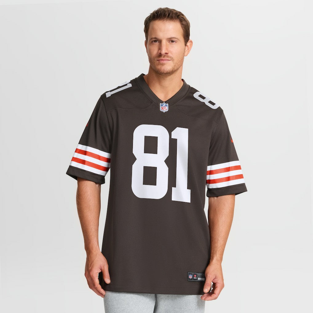 Luke Floriea Cleveland Browns Team Game Jersey - Brown Jerseys
