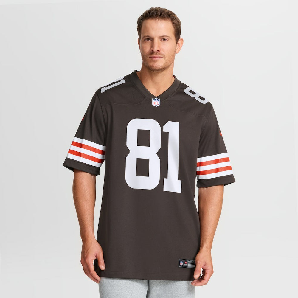 Luke Floriea Cleveland Browns Team Game Jersey - Brown Jerseys
