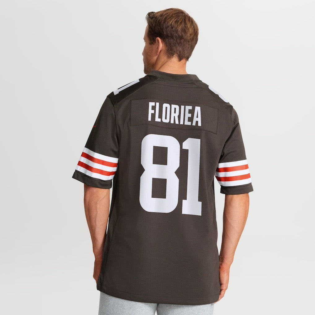 Luke Floriea Cleveland Browns Team Game Jersey - Brown Jerseys