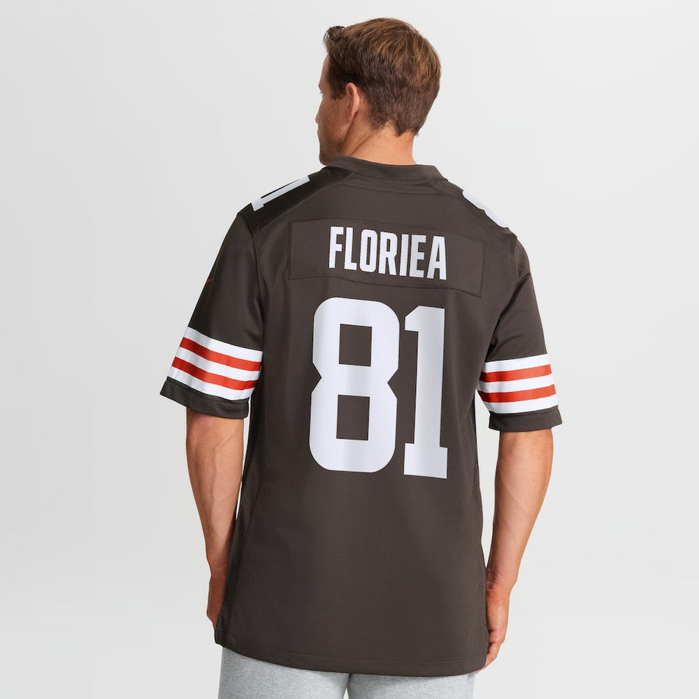 Luke Floriea Cleveland Browns Team Game Jersey - Brown Jerseys