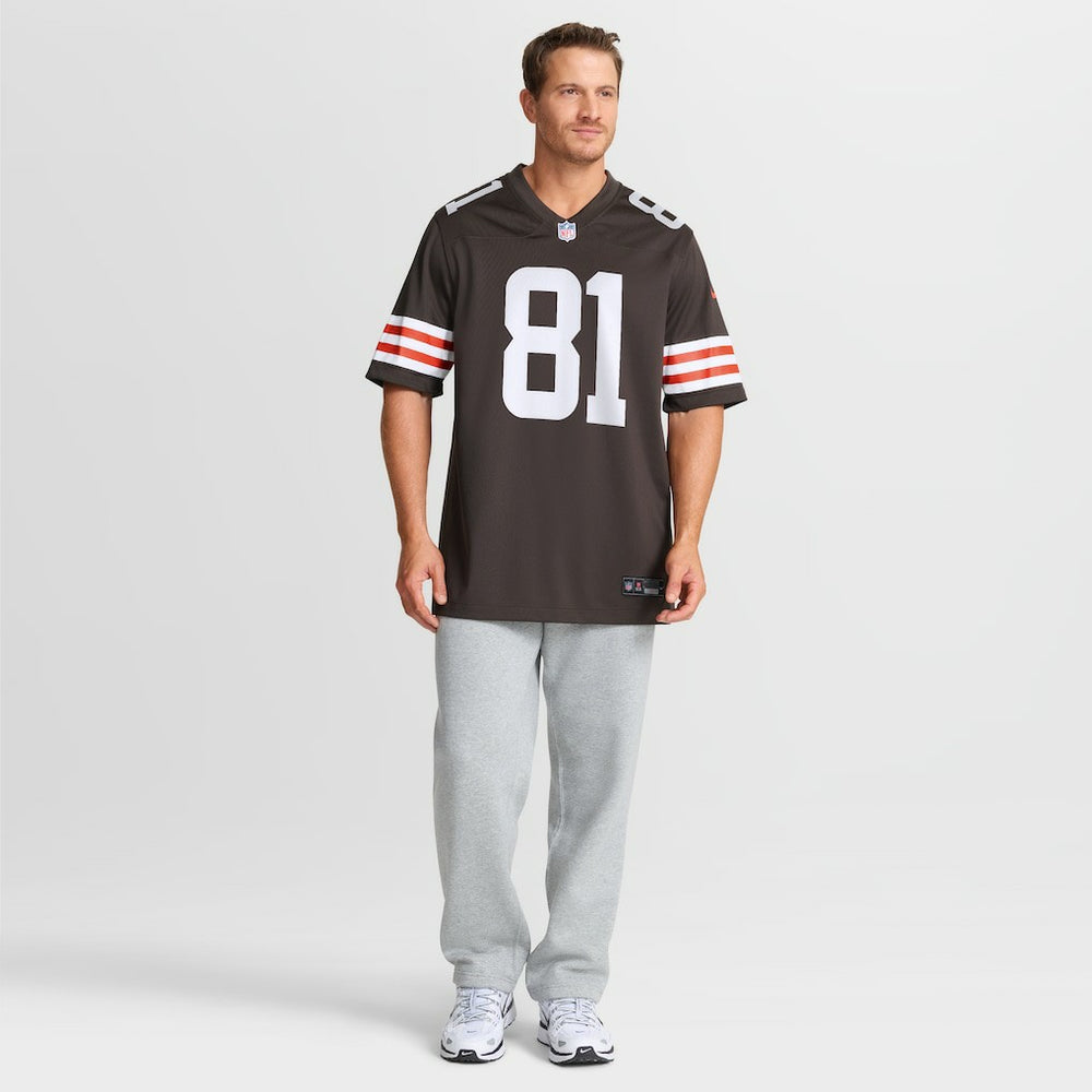 Luke Floriea Cleveland Browns Team Game Jersey - Brown Jerseys