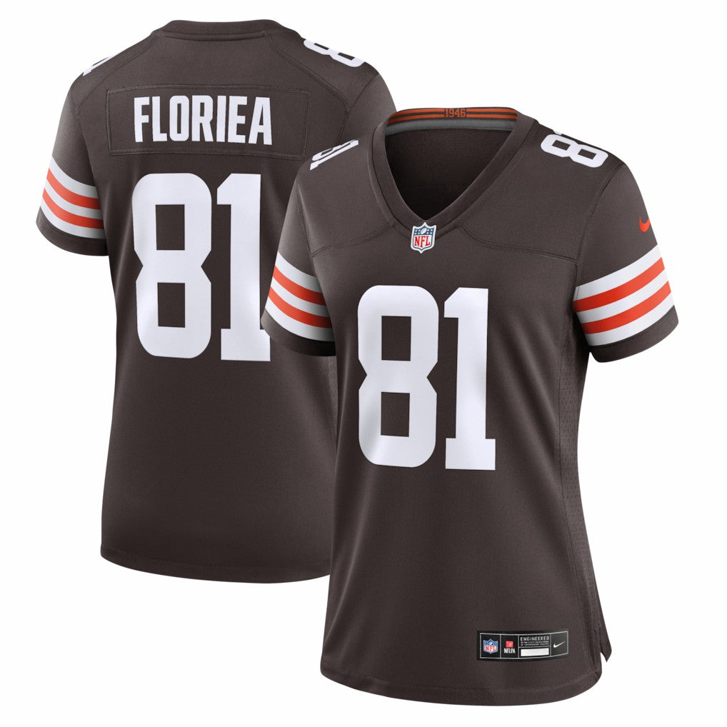 Luke Floriea Cleveland Browns Women's Team Game Jersey - Brown Jerseys