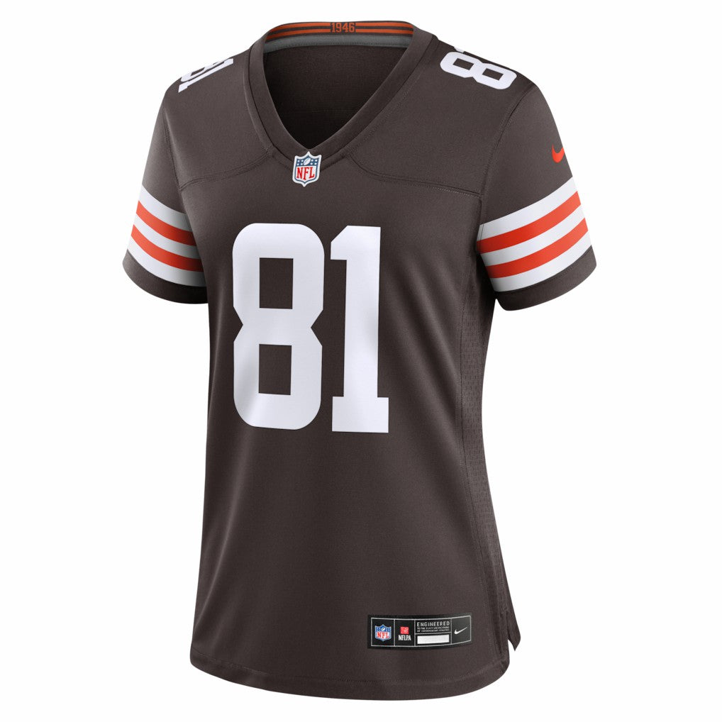 Luke Floriea Cleveland Browns Women's Team Game Jersey - Brown Jerseys