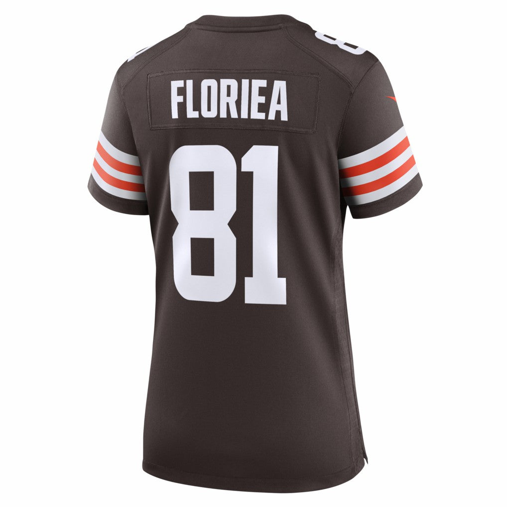 Luke Floriea Cleveland Browns Women's Team Game Jersey - Brown Jerseys