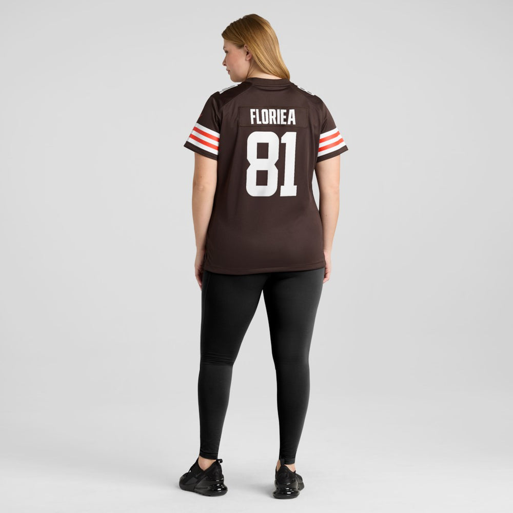 Luke Floriea Cleveland Browns Women's Team Game Jersey - Brown Jerseys