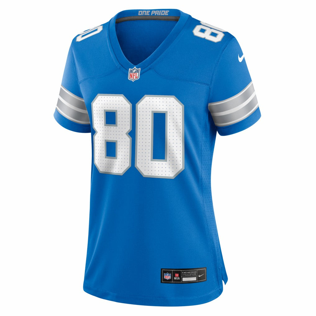 Malik Cunningham Detroit Lions Women's Team Game Jersey - Blue Jerseys