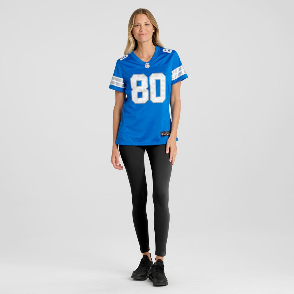 Malik Cunningham Detroit Lions Women's Team Game Jersey - Blue Jerseys