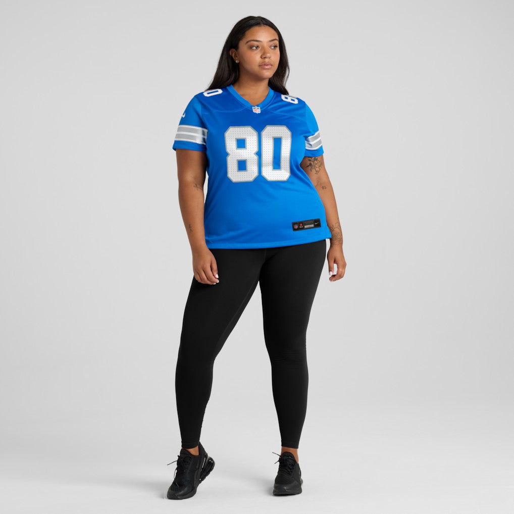 Malik Cunningham Detroit Lions Women's Team Game Jersey - Blue Jerseys