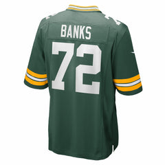 Brant Banks Green Bay Packers Team Game Jersey - Green Jerseys