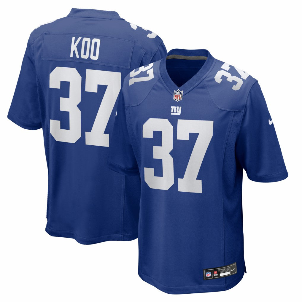 Younghoe Koo New York Giants Team Game Jersey - Royal Jerseys