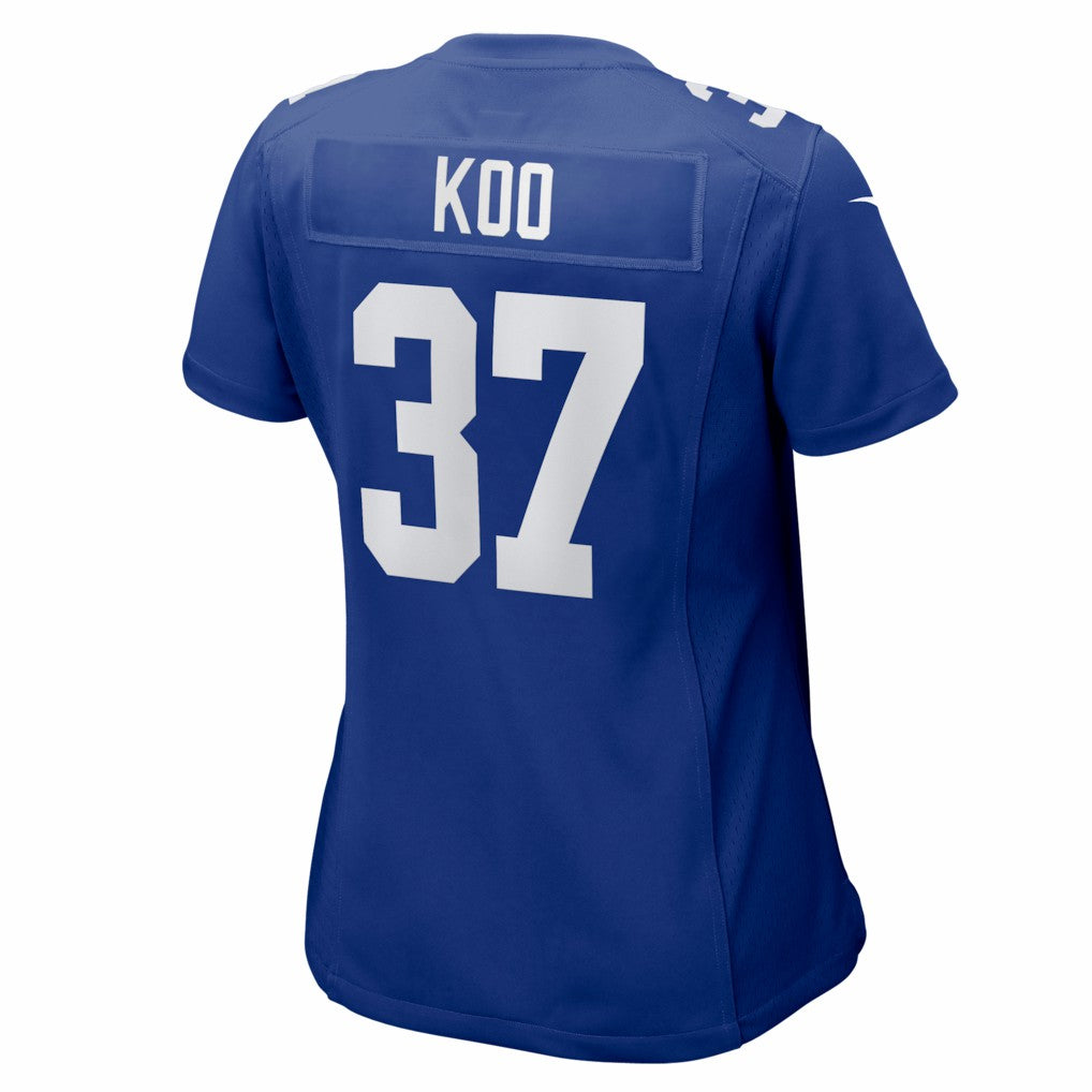 Younghoe Koo New York Giants Women's Team Game Jersey - Royal Jerseys
