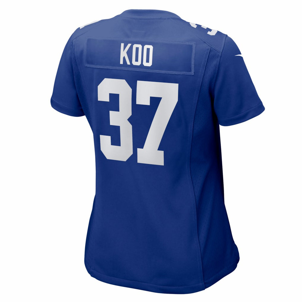 Younghoe Koo New York Giants Women's Team Game Jersey - Royal Jerseys