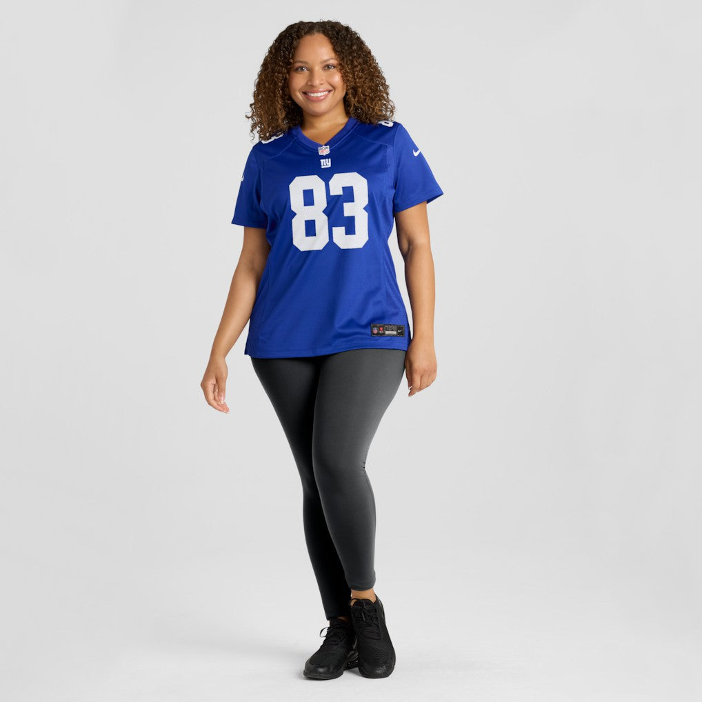 Dalen Cambre New York Giants Women's Team Game Jersey - Royal Jerseys