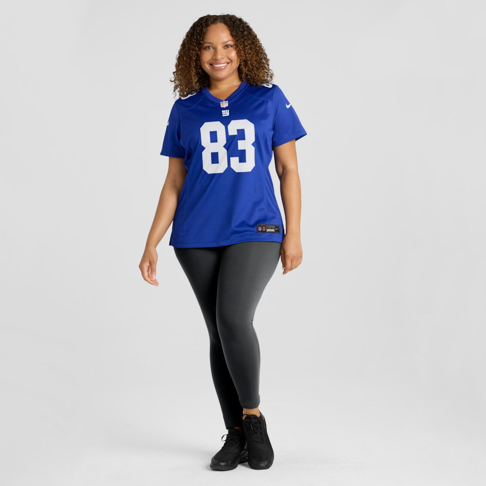 Dalen Cambre New York Giants Women's Team Game Jersey - Royal Jerseys