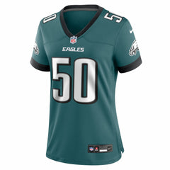 Lance Dixon Philadelphia Eagles Women's Team Game Jersey - Midnight Green Jerseys