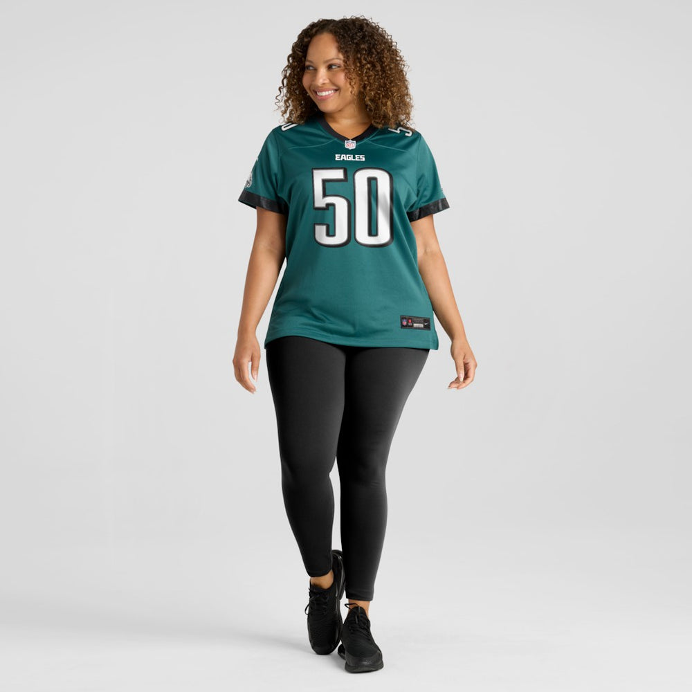Lance Dixon Philadelphia Eagles Women's Team Game Jersey - Midnight Green Jerseys