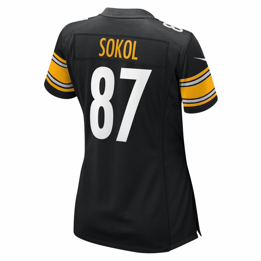Matt Sokol Pittsburgh Steelers Women's Team Game Jersey - Black Jerseys