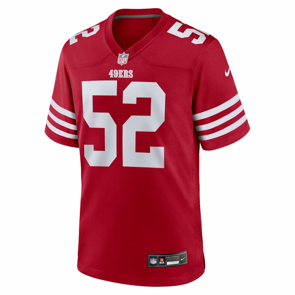 Messiah Swinson San Francisco 49ers Team Game Jersey - Scarlet Jerseys