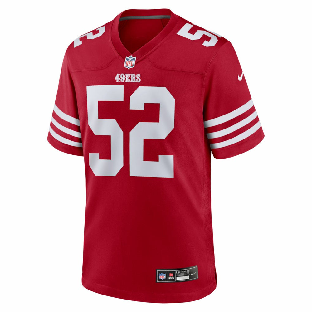 Messiah Swinson San Francisco 49ers Team Game Jersey - Scarlet Jerseys