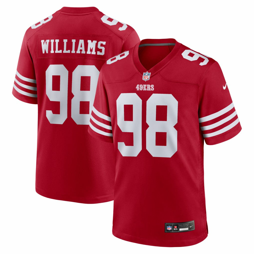 Messiah Swinson San Francisco 49ers Team Game Jersey - Scarlet Jerseys