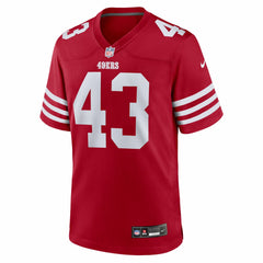 Messiah Swinson San Francisco 49ers Team Game Jersey - Scarlet Jerseys