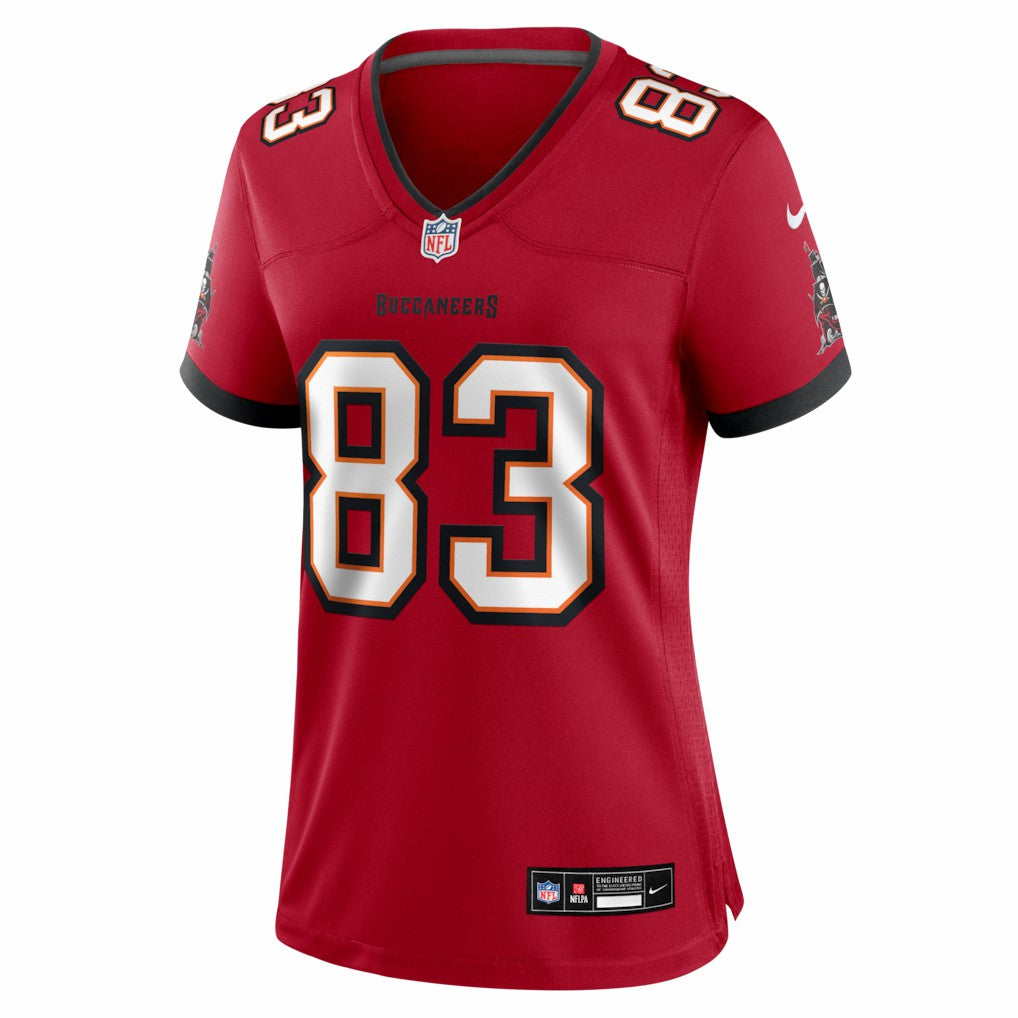 Caden Prieskorn Tampa Bay Buccaneers Women's Team Game Jersey - Red Jerseys