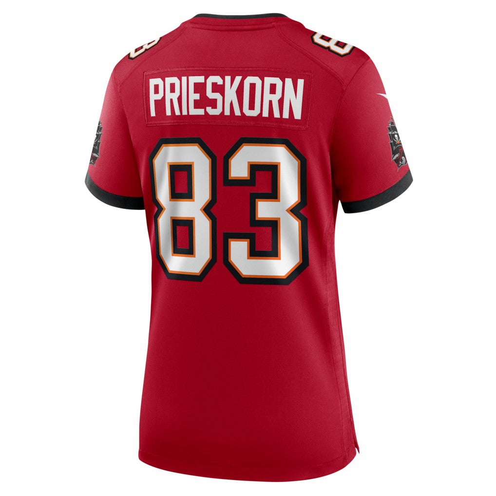 Caden Prieskorn Tampa Bay Buccaneers Women's Team Game Jersey - Red Jerseys