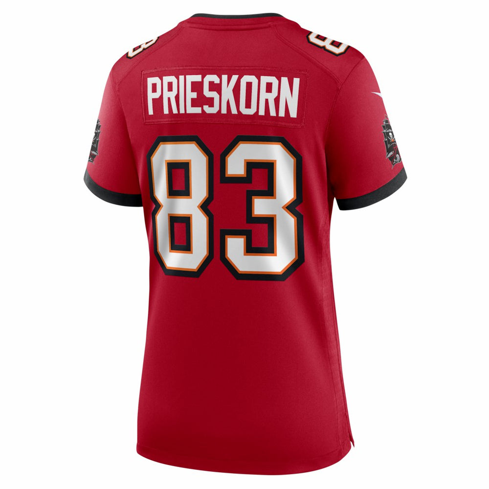 Caden Prieskorn Tampa Bay Buccaneers Women's Team Game Jersey - Red Jerseys