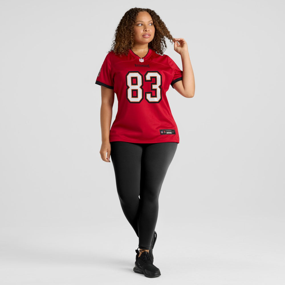 Caden Prieskorn Tampa Bay Buccaneers Women's Team Game Jersey - Red Jerseys