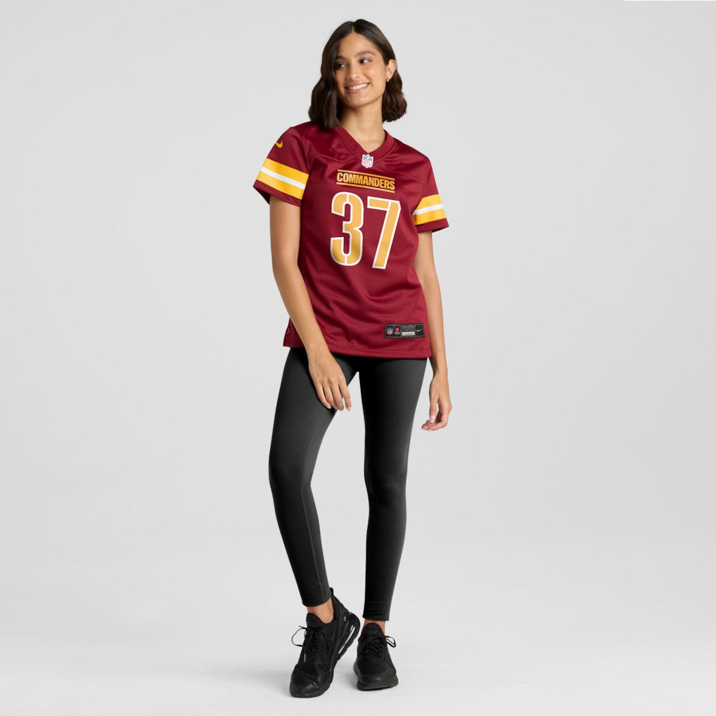 Car'lin Vigers Washington Commanders Women's Team Game Jersey - Burgundy Jerseys