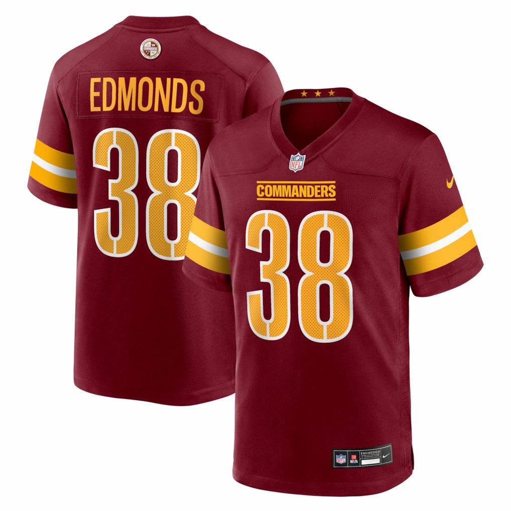 Chase Edmonds Washington Commanders Team Game Jersey - Burgundy Jerseys