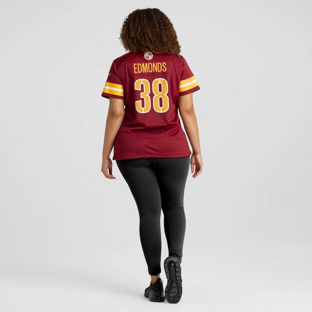 Chase Edmonds Washington Commanders Women's Team Game Jersey - Burgundy Jerseys