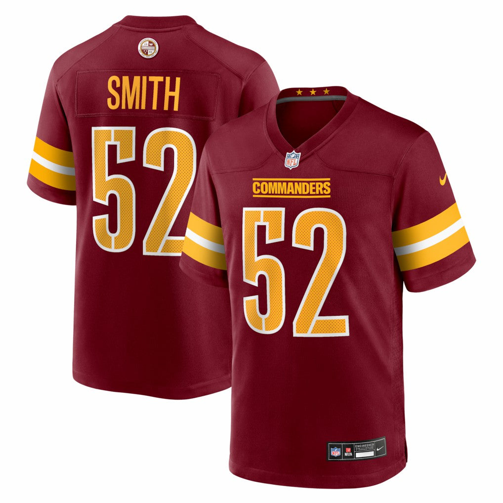 Preston Smith Washington Commanders Team Game Jersey - Burgundy Jerseys