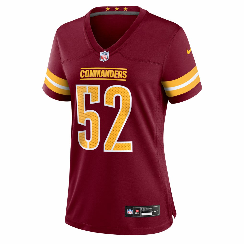 Preston Smith Washington Commanders Women's Team Game Jersey - Burgundy Jerseys