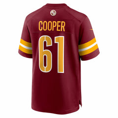 Tyler Cooper Washington Commanders Team Game Jersey - Burgundy Jerseys