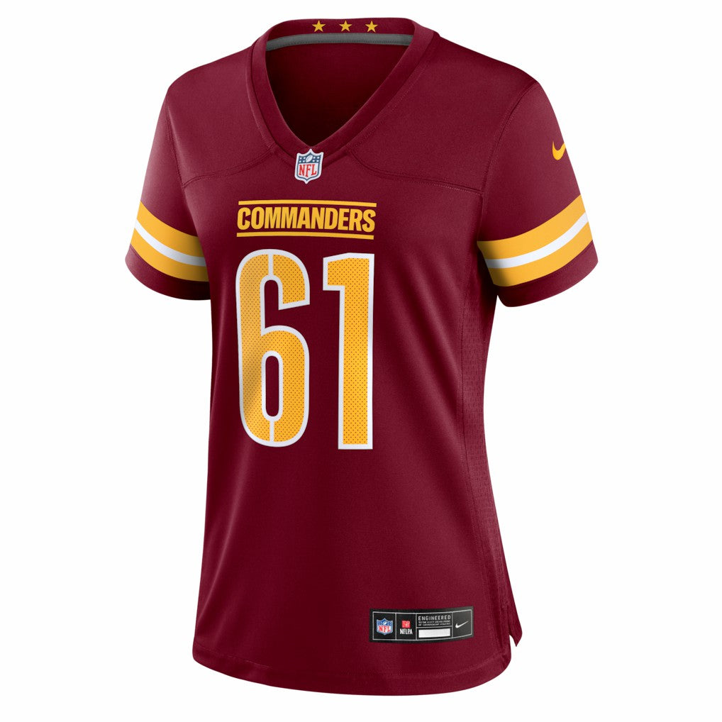 Tyler Cooper Washington Commanders Women's Team Game Jersey - Burgundy Jerseys