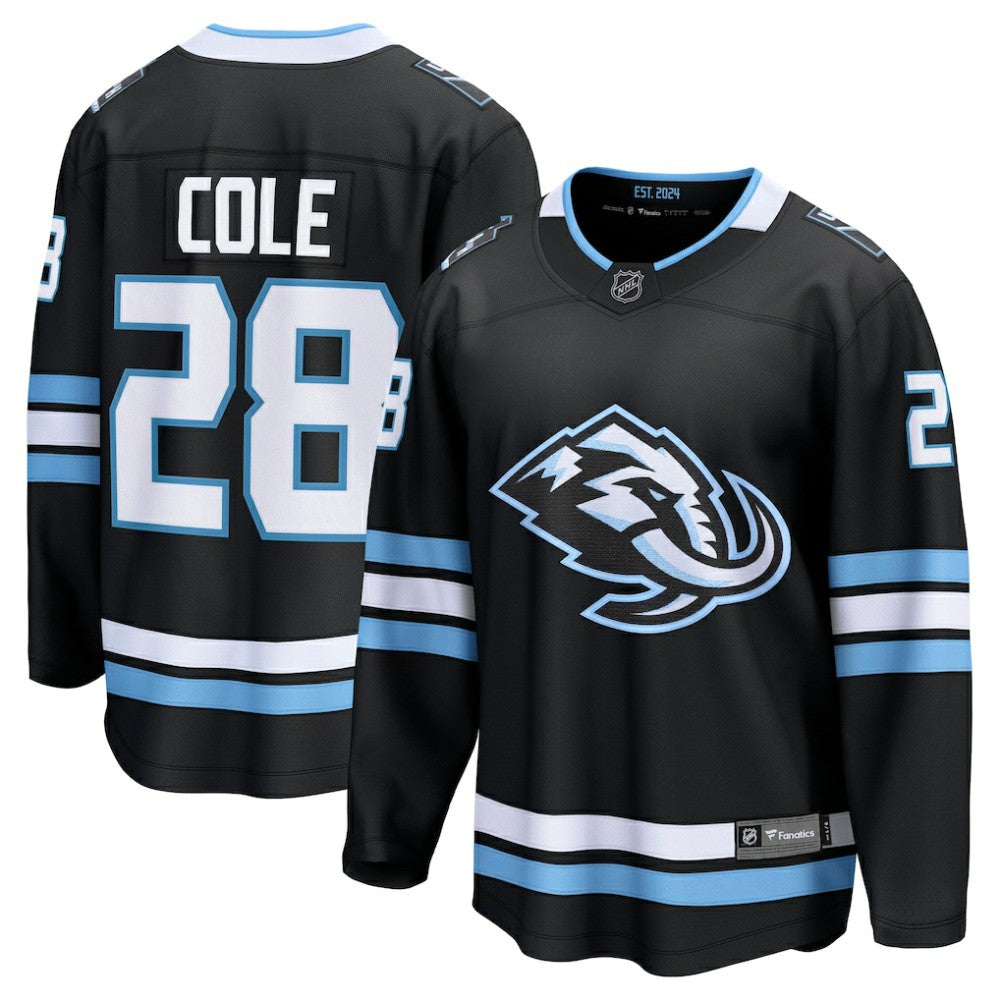Ian Cole Utah Mammoth Fanatics Home Breakaway Player Jersey - Black | US 203513287