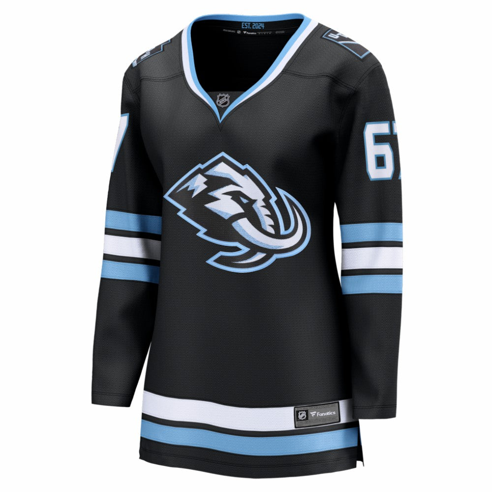 Lawson Crouse Utah Mammoth Fanatics Women's Home Breakaway Player Jersey - Black | US 203513292