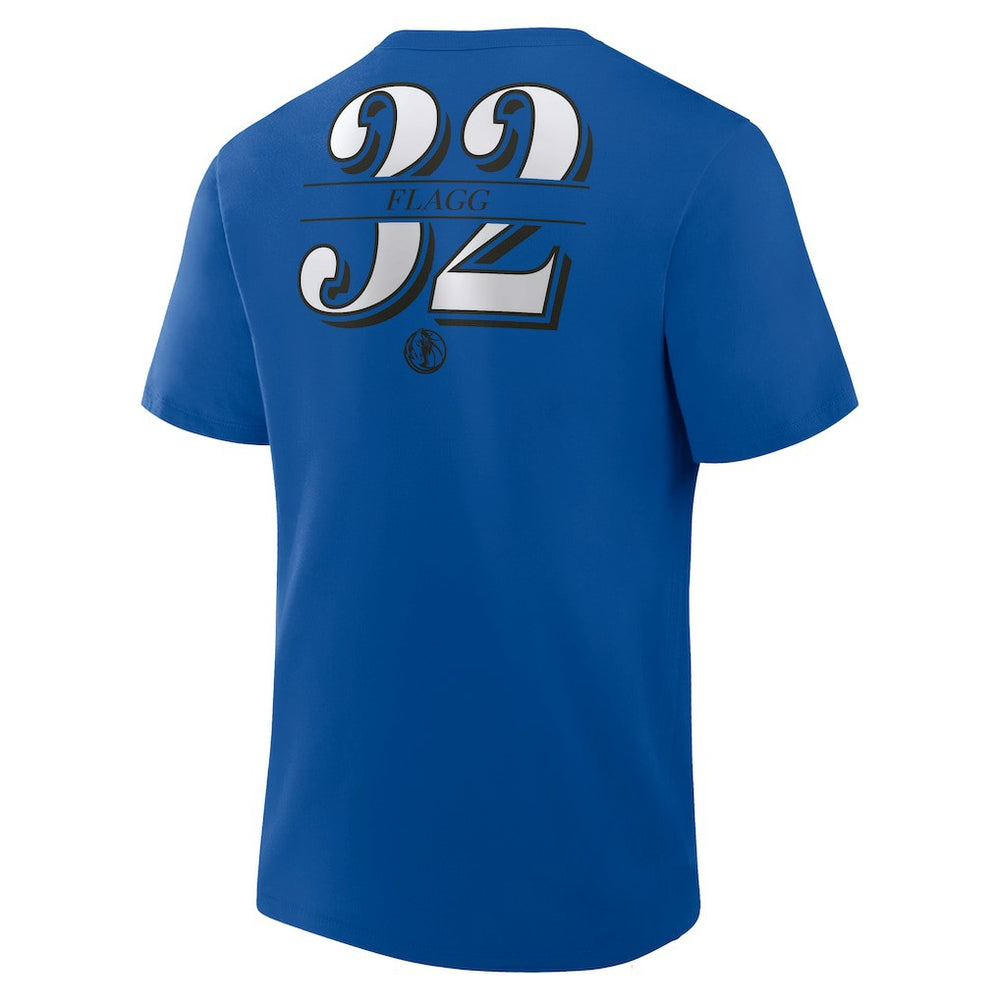 Cooper Flagg Dallas Mavericks In The Paint Name & Number T-Shirt Blue - Fanatics