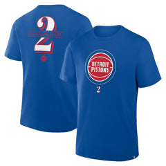 Cade Cunningham Detroit Pistons In The Paint Name & Number T-Shirt Blue - Fanatics